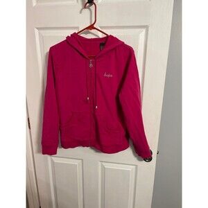 St Jude Hope Full Front Zip Hoodie  Size XL  Pink
